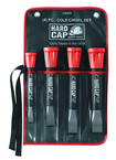 4 Piece Hardcap Cold Chisel Set - Best Tool & Supply