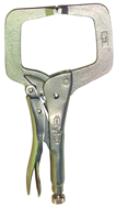 C-Clamp - #24R Plain Grip 0-10" Capacity 24" Long - Best Tool & Supply