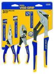 Pliers Set -- #2078704; 3 Pieces; Includes: 6" Long Nose; 6" Slip Joint; 10" Groove Joint - Best Tool & Supply