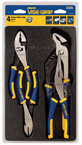 Pliers Set -- #2078707; 4 Pieces; Includes: 6" Diagonal Cutter; 6" Slip Joint; 8" Long Nose; 10" Groove Joint - Best Tool & Supply