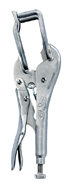 Welding Clamp -- #9R Plain Grip 9'' Long - Best Tool & Supply