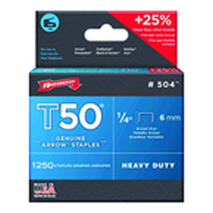 1/4″ / 6 mm - T50–1250 Standard Pack - Staples - Best Tool & Supply