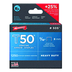 5/16″ / 8 mm - T50–1250 Standard Pack - Staples - Best Tool & Supply