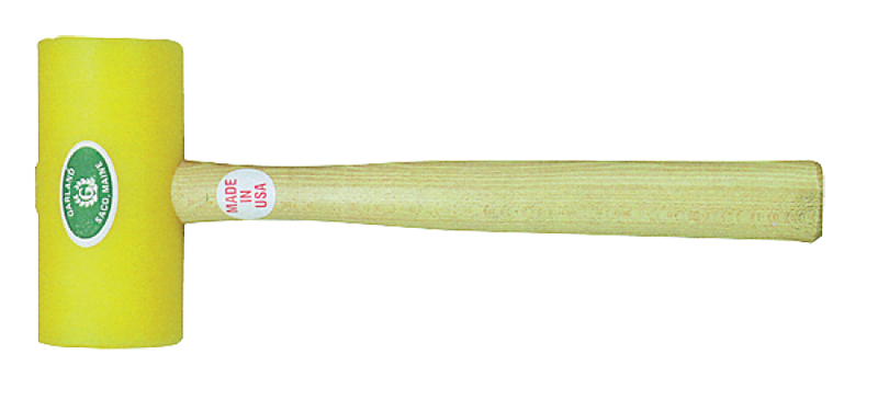 Garland Plastic Mallet -- 19 oz; Hickory Handle; 2-1/2'' Head Diameter - Best Tool & Supply