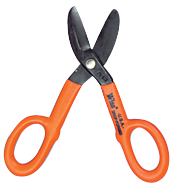 3'' Blade Length - 12-1/2'' Overall Length - Straight Cutting - Straight Patter Snips - Best Tool & Supply