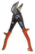 1-3/8'' Blade Length - 9-1/4'' Overall Length - Left Cutting - Metalmaster Offset Snips - Best Tool & Supply