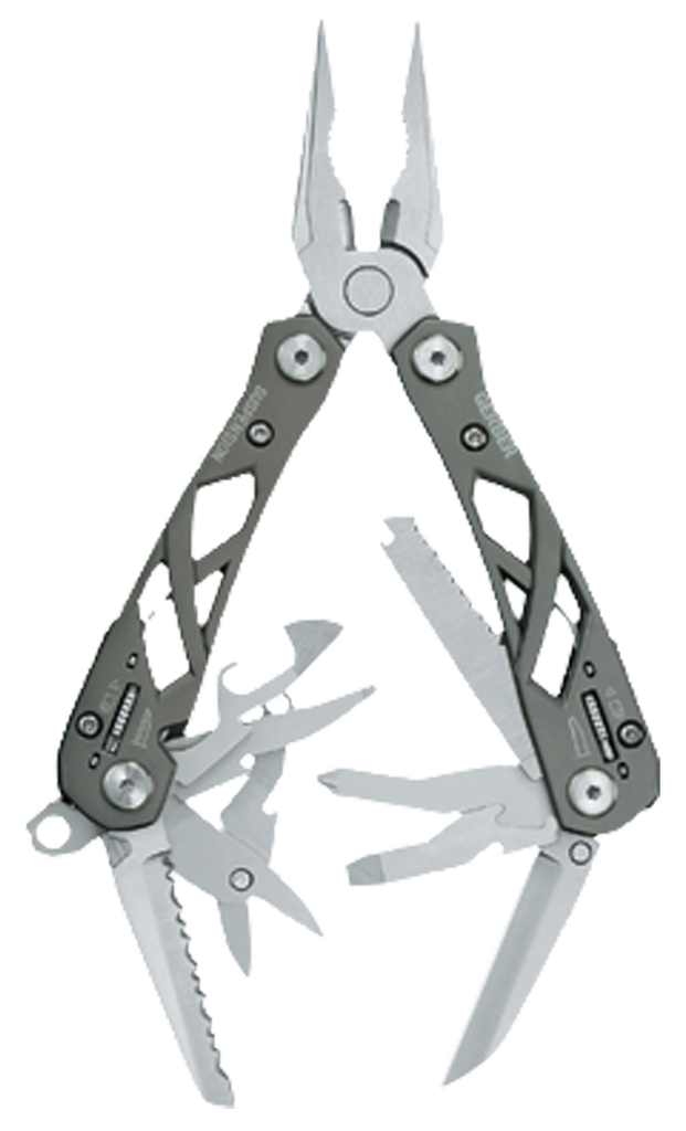 Gerber Suspension - 12 Function Multi-Plier. Comes with nylon sheath. - Best Tool & Supply