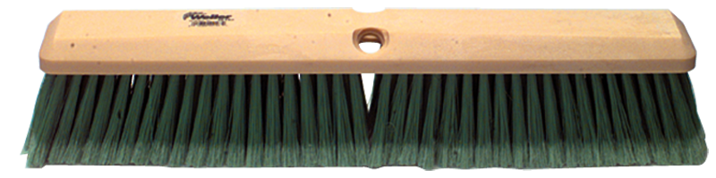 24' - Yellow Medium Perma Sweep Broom With Handle - Best Tool & Supply