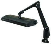 Broad Area Coverage LED Task Light  Dimmable  31" Floatng Arm  Clamp - Best Tool & Supply