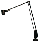 High Power LED Spot Light  Dimmable  38" Floating Arm  Sturdy Clamp Base - Best Tool & Supply