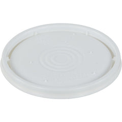 Un Rated Plastic Lid 5 Gallon White - Exact Industrial Supply
