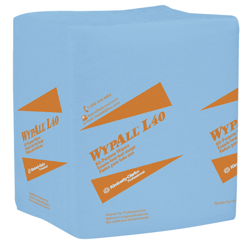 12.5 x 14.4'' - Package of 672 - WypAll L40 1/4 Fold - Best Tool & Supply