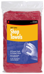 15 x 15'' - Package of 50 - Shop Towels - Best Tool & Supply
