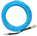 #PFE40504T - 1/4 MPT x 50 Feet - Light Blue Thermoplastic - 2 Fitting(s) - Air Hose - Best Tool & Supply