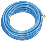 #TP6M100 - 3/8 ID x 100 Feet - Light Blue Thermoplastic - No Fitting(s) - Air Hose - Best Tool & Supply