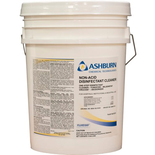 Non-Acid Disinfectant Cleaner - Liquid - 5 Gallon - RTU - Exact Industrial Supply