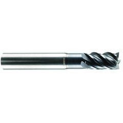 1/2" Dia. - 5/8" LOC - 4" OAL - 5 FL Carbide End Mill-AlCrN-X - Best Tool & Supply