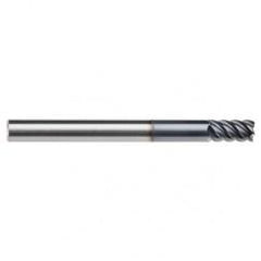 1/8" Dia. - 1/2" LOC - 1-1/2" OAL - .015 Radius 5 FL Carbide End Mill-AlTiN-x - Best Tool & Supply