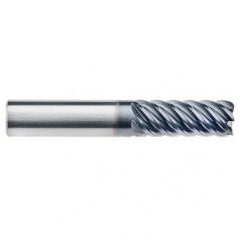 1/4" Dia. - 3/4" LOC - 2-1/2" OAL - 6 FL Carbide End Mill-AlTiN-x - Best Tool & Supply