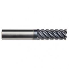 5/8" Dia. - 2-5/8" LOC - 5" OAL - 6 FL Carbide End Mill-AlTiN-x - Best Tool & Supply