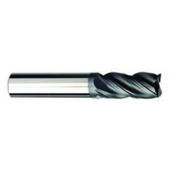 1 Dia. x 4 Overall Length 4-Flute .060 C/R Solid Carbide SE End Mill-Round Shank-Center Cut-AlCrN-X - Best Tool & Supply