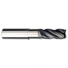 3/4 Dia. x 5 Overall Length 4-Flute .030 C/R Solid Carbide SE End Mill-Round Shank-Center Cut-AlCrN-X - Best Tool & Supply