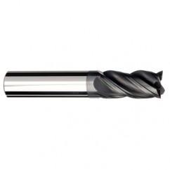 3/8 Dia. x 2-1/2 Overall Length 4-Flute Square End Solid Carbide SE End Mill-Round Shank-Center Cut-AlCrN-X - Best Tool & Supply