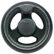 Cast Iron Handwheel (No Holes) - 12'' Wheel Diameter; 2-5/32'' Hub Diameter - Best Tool & Supply