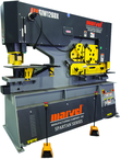 126 Ton - 24" Throat - 15HP, 220V, 3PH Motor Dual Cylinder Complete Integrated Ironworker - Best Tool & Supply