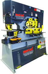 93 Ton - 14" Throat - 10HP, 220V, 3PH Motor Dual Cylinder Complete Integrated Ironworker - Best Tool & Supply