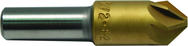 5/8 HSS 6 Flute Countersink 100 Deg TiN Coated - Best Tool & Supply