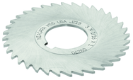 4 x 1/8 x 1-1/4 - HSS - Concave Slitting  - 40T - Uncoated - Best Tool & Supply