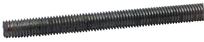 Threaded Rod - 1-1/4-12; 3 Feet Long; Steel-Oil Plain - Best Tool & Supply