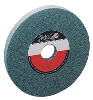 7 x 1 x 1-1/4'' - Silicon Carbide (GC) 80-I Type 5 (3 x 1/2) Surface Grinding Wheel - Best Tool & Supply