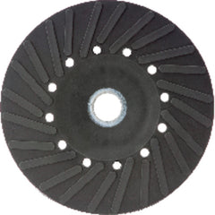 4 1/2″ - Smooth Bore - Spiral Pattern - Polymer Backing Plate For Resin Fibre Disc Without Nut - Best Tool & Supply