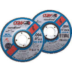 6″ × 3/32″ × 7/8″ - Aluminum Oxide - A36-SBF - Depressed Center Wheel