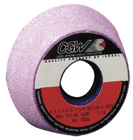 4/3 x 1-1/2 x 1-1/4" - Aluminum Oxide (PA) / 60K Type 11 - Tool & Cutter Grinding Wheel - Best Tool & Supply