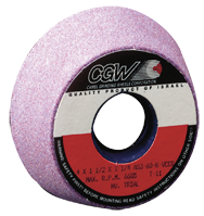 4/3 x 1-1/2 x 1-1/4" - Aluminum Oxide (PA) / 60I Type 11 - Tool & Cutter Grinding Wheel - Best Tool & Supply