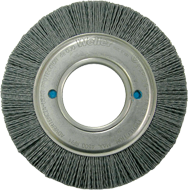4" Diameter - 5/8" Arbor Hole - Nylon Abrasive Straight Wheel - Best Tool & Supply