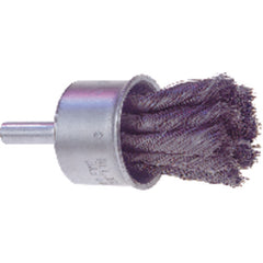 1″ Diameter-0.020″ Wire Size - Steel Wire End Brush - Best Tool & Supply