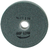 6 x 1 x 1'' - Fine Grit - Silicon Carbide Light Deburring Non-Woven Wheel - Best Tool & Supply