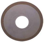 6 x 1 x 1-1/4'' - 1/8'' Abrasive Depth - 150 Grit - 3/8 Rim CBN Dish Wheel - Type D12A2 - Best Tool & Supply