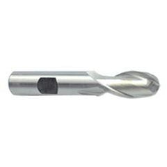 15/16" Dia. - 4-1/2" OAL - HSS - Ball End SE EM - 2 FL - Best Tool & Supply