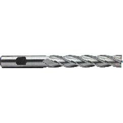 1 Dia. x 8-1/2 Overall Length 4-Flute Square End High Speed Steel SE End Mill-Round Shank-Non-Center Cutting-Uncoated - Best Tool & Supply