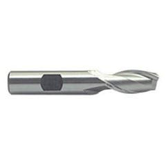 7/8 Dia. x 3-5/8 Overall Length 2-Flute Square End M-42 Cobalt SE End Mill-Round Shank-Center Cut-Uncoated - Best Tool & Supply