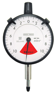 .020 Total Range - .0005 Graduation - AGD 2 One Revolution Dial Indicator - Best Tool & Supply