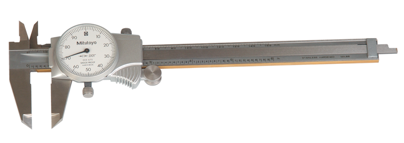 0 - 200mm Measuring Range (0.02mm Grad.) - Dial Caliper - #505-686 - Best Tool & Supply