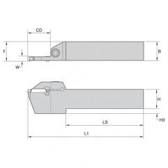 250214 WMT LH TOOLHOLDER 16 X 16 - Best Tool & Supply