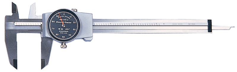 0 - 6'' Measuring Range (.001 Grad.) - Dial Caliper - #599-579-5 - Best Tool & Supply