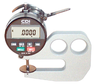 #DG10-10 - 0 - .050'' Range - .0005" Resolution - 2'' Throat Depth - Electronic Thickness Gage - Best Tool & Supply